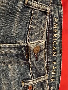 American Eagle Outfitters Men’s Dark Blue Slim Straight Jeans